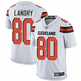 Nike Men & Women & Youth Browns 80 Jarvis Landry White NFL Vapor Untouchable Limited Jersey,baseball caps,new era cap wholesale,wholesale hats